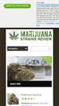 Mobile Screenshot of marijuanastrainsreview.com